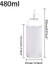 BEYAZ-480ML Sıkma Fışkırtma Çeşni Şişeleri Plastik Sıkma Fışkırtma Şişeleri, Kapaklı Kapaklı Ayrı Ölçüm Kabı (Yurt Dışından) 1