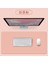 Pembe 70X35 cm Büyük Boy Ofis Masası Koruyucu Mat Pu Deri Su Geçirmez Mouse Pad Masaüstü Klavye Masa Pedi Oyun Mousepad Pc Aksesuarları (Yurt Dışından) 2