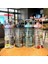 Mavi 800ML 2 Litre Samanlı Su Şişesi Kawaii Sevimli Içme Spor Şişeleri Zaman Işaretleyicisi ile Kızlar Için Su Sürahisi Drinkware Açık Fincan (Yurt Dışından) 3