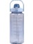 Mavi 2000ML 2000ML 2 Litre Spor Su Şişesi Samanlı Erkek Kadın Spor Su Şişeleri Açık Soğuk Su Bottlesc Zaman Işaretleyicili Drinkware1 (Yurt Dışından) 1