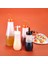 Kremsi 250ML 250ML/360ML/480ML/720ML Sıkılabilir Şişe Plastik Şeffaf Baharat Dispenseri Toz Geçirmez Yeniden Kullanılabilir Sızdırmaz Sirke Depolama (Yurt Dışından) 3