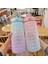 Mavi 2000ML 2l 2l Su Şişesi Zaman Işaretleyici Kupası Büyük Kapasiteli Spor Su Şişesi Taşınabilir Plastik Bardaklar Anti-Damla Açık Drinkware Aksesuarları (Yurt Dışından) 3
