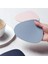 Pembe Oval Pu Deri Bardak Altlığı Mat Su Geçirmez Isı Yalıtımlı Ped Sıcak Içecek Tutucu Masaüstü Dekorasyon Şık Placemat (Yurt Dışından) 1