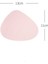 Pembe Oval Pu Deri Bardak Altlığı Mat Su Geçirmez Isı Yalıtımlı Ped Sıcak Içecek Tutucu Masaüstü Dekorasyon Şık Placemat (Yurt Dışından) 2