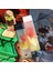 Buzlu Mavi Spor Su Şişesi Sevimli Kare Buzlu Şeffaf Süt Su Şişesi Drinkware Açık Tırmanma Turu Kamp Içme Şişeleri (Yurt Dışından) 4