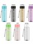 09 401-500ML Su Şişesi Şeffaf Kare Plastik Içecek Bardağı Açık Soğuk Meyve Suyu Süt Spor Şişesi Taşınabilir Halat Sızdırmaz Su Şişesi (Yurt Dışından) 4