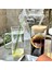 E 400ML 400ML Basit Kare Kapaklı Cam Saman Sıcak ve Soğuk Çay Şeffaf Meyve Suyu Fincanı Süt Bira Bardağı Kahve Fincanı (Yurt Dışından) 3