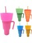 Sarı 2 In1 Aperatif Pipet Bardağı Patlamış Mısır Kovası Isıya Dayanıklı Aperatif Bardağı Seyahat Parkı Tiyatro Sineması Için Çok Fonksiyonlu Ev Aperatif Bardağı (Yurt Dışından) 3