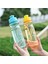 Sarı 500-600 ml Şeffaf Su Şişesi Taşınabilir Spor Bardak Içme Için Mutfak Gereçleri 500 ml Su Şişesi Okul Spor Salonu Seyahat Kız Erkek (Yurt Dışından) 2