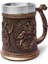 600 ml D Gösterisi Olarak Iskandinav Mitolojisinde Odin ve Thor Viking Bira Kupa Stein Tankard Paslanmaz Çelik Astar ile Iskandinav Geleneği Kahve Kupa Içecek Fincan 20O (Yurt Dışından) 3