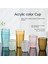 Amber Akrilik Bardak Yaratıcı Şeffaf Su Bardağı Renkli Bira Bardağı Bira Içme Bardağı Mutfak Aksesuarları Damla Dayanıklı Çay Bardağı Drinkware (Yurt Dışından) 3