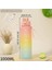 B Pipetli 1000 ml 1 Litre Su Şişesi Büyük Kapasiteli Spor Su Şişesi Sızdırmaz Içme Şişesi Açık Seyahat Spor Salonu Su Şişesi Drinkware (Yurt Dışından) 1