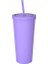 01 700 ml Çift Katmanlı Saman Bardak Yaz Soğuk Su Bardağı Kahve Kupa Sızdırmaz Plastik Saman ile Bardak Taşınabilir Buzlu Su Şişesi (Yurt Dışından) 1