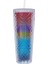15 710 ml 1 Pc Elmas Radyant Tanrıça Bardak Logo ile 710 ml Yaz Soğuk Su Bardağı Bardak Samanlı Çift Katmanlı Plastik Durian Kahve Kupa (Yurt Dışından) 1