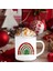 XH038-A015 360 ml Noel Kardan Adam Baskı Parti Bira Içecek Emaye Kupalar Bardak Yaratıcı Yeni Yıl Hediyeleri Eko Isıtılabilir Kolu Kahvaltı Süt Bardak (Yurt Dışından) 1