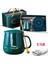 Beyaz Set 400 ml Kahve Kupa Isıtma Pedi Seramik Bardak Isıtıcı Sabit Sıcaklık Coaster USB Elektrikli Mat Süt Çay Su Isıtıcı Ev Ofis Hediyeleri (Yurt Dışından) 2