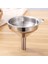 5.7 cm Paslanmaz Çelik Huni Mutfak Yağı Sıvı Huni Metal Huni Ayrılabilir Filtre ile Konserve Mutfak Aletleri Için Geniş Ağızlı Huni (Yurt Dışından) 5