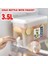 Musluklu 3,5l Su Isıtıcısı Büyük Kapasiteli Soğuk Su Isıtıcısı Limonata Şişesi Buzdolabı Soğuk Kova Buz Kettle Su Suyu Çaydanlık (Yurt Dışından) 3