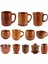 Küçük Göbek Kolu 401-500 ml Ahşap Büyük Göbek Bardak El Yapımı Hünnap Ahşap Saplı Bardak Bira Çay Kahve Süt Su Bardağı Mutfak Bar Drinkware Mutfak Bar Için 1 Pc (Yurt Dışından) 2