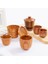 Küçük Göbek Kolu 401-500 ml Ahşap Büyük Göbek Bardak El Yapımı Hünnap Ahşap Saplı Bardak Bira Çay Kahve Süt Su Bardağı Mutfak Bar Drinkware Mutfak Bar Için 1 Pc (Yurt Dışından) 5