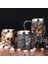 Mezar Retro Ejderha Reçine Paslanmaz Çelik Bira Kupası Kafatası Şövalye Tankard Cadılar Bayramı Kahve Fincanı Yaratıcı Viking Çay Kupa Pub Bar Dekorasyon (Yurt Dışından) 3
