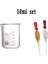 50ML Set 50ML- 500ML Borosilikat Cam Düşük Formlu Beher, 30ML Cam Damlalıklı Kimya Laboratuvarı Ağır Duvar (Yurt Dışından) 1