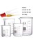 7 Parçalı Set 50ML- 500ML Borosilikat Cam Düşük Formlu Beher, 30ML Cam Damlalıklı Kimya Laboratuvarı Ağır Duvar (Yurt Dışından) 2