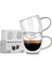 2 Adet 200 ml Kolu Ru Kutusu 2 Adet Isıya Dayanıklı Çift Duvar Cam Bardak Bira Kahve Fincanı Seti El Yapımı Bira Tumbler Kupa Çay Viski Kupalar Şeffaf Drinkware (Yurt Dışından) 2