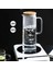 1.2l 1.5l Cam Su Potu Soğuk Su Şişesi Saplı Su Isıtıcısı Şeffaf Isıya Dayanıklı Meyve Suyu Demlik Sürahi Su Sürahisi Su Isıtıcısı (Yurt Dışından) 4