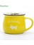 Kırmızı L 350 ml Seramik Kahve Kupa Çay Vintage Yaratıcı Büyük Göbek Orijinal Emaye Süt Kahvaltı Fincan Renk Sır Kupalar Kahve Coffeeware Teaware (Yurt Dışından) 4