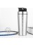 900ML Gümüş 700/900ML Shaker Protein Tozu Paslanmaz Çelik Su Şişesi Spor Salonu Vücut Geliştirme Spor Taşınabilir Shaker Mikser Büyük Kapasiteli Egzersiz (Yurt Dışından) 1
