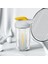 Sarı ve Beyaz 500 ml Taşınabilir Shaker Şişeleri Su Şişesi Protein Tozu Shake Fincan Spor Milk Shake Peynir Altı Suyu Karıştırma Açık Plastik Içecek Bardak Drinkwar (Yurt Dışından) 1