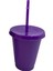 Derin Mor S Yeniden Kullanılabilir Içme Şişesi Su Pipetli Şişe Kahve Fincanı Süt Suyu Kupalar Su Bardakları Içme Bardağı Drinkware (Yurt Dışından) 1
