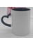 Siyah 350ML 350ML 12OZ Boş Seramik Kupa Kalp Kolu Tipi Süblimasyon Kişiselleştirin Baskı Resim Fotoğraf Logo Metni (Yurt Dışından) 1