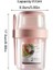 Pembe 1070 ml 29/36 Oz Salata Çalkalayıcı Bardak Formda Tutun Salata Yemek Çalkalayıcı Bardak Kapaklı ve Çatallı Tutucu Salata Konteyneri Işçiler Için Işe Gidiş (Yurt Dışından) 1