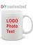 C-Siyah 350 ml Dropshipping Dıy Özelleştirilmiş 350 ml 12 Oz Seramik Kupa Baskı Resim Fotoğraf Logo Metin Kişiselleştirilmiş Kahve Süt Fincan Hatıra Çay Fincanları (Yurt Dışından) 2