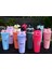 Kaplama Siyah 710ML - No Logo Mat Kaplama Çift Duvar Kendin Yap 700ML 710ML 22OZ 24OZ Plastik Elmas Bardak Pipetli Pipetli Bardak Starbks Logosu Yok (Yurt Dışından) 5