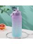 Yeşil 2000ML-900ML-280ML 3 Adet/takım Büyük Kapasiteli Su Şişesi Spor Su Şişesi Kız Çocuk Içme Şişesi Zaman Işaretleyici Seti 2000ML 900ML 280ML (Yurt Dışından) 3
