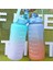 3D Çıkartmalar ile 2000 ml 2 Litre Su Şişesi Motivasyon Içme Şişesi Zaman Işaretleyici Çıkartmaları ile Spor Su Şişesi Taşınabilir Yeniden Kullanılabilir Plastik Bardaklar (Yurt Dışından) 3