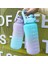 3D Çıkartmalar ile 2000 ml 2 Litre Su Şişesi Motivasyon Içme Şişesi Zaman Işaretleyici Çıkartmaları ile Spor Su Şişesi Taşınabilir Yeniden Kullanılabilir Plastik Bardaklar (Yurt Dışından) 4