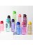 Pembe 650ML 650ML Su Bardağı Spor Su Şişesi Çift Su Bardağı Plastik Taşınabilir Su Deposu Anti-Damla Açık Halat Su Şişesi Hediye Kupa (Yurt Dışından) 2
