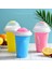 Sarı Smoothies Bardak Dondurma Makinesi Hızlı Dondurulmuş Silikon Sıkma Hızlı Ezilmiş Fincan Dıy Milkshake Şişesi Slushy Ev Yapımı Soğutma Fincan (Yurt Dışından) 3