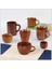 Çizgi Iplik Fincan 50-200 ml Ahşap Büyük Göbek Bardak Japonya Tarzı Süt Su Kulplu Bardak Kahve Bira Çay Kupa El Yapımı Doğal Mutfak Bar Drinkware Bardaklar (Yurt Dışından) 5
