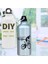 Beyaz (500ML) Özel Diy Metal Alüminyum Şişe Spor Su Şişeleri Baskı Logo Adı Görüntü 500ML 600ML Yürüyüş Turu Tırmanma Hediye Tumbler (Yurt Dışından) 3