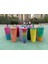 Sarı 710ML - No Logo Mat Kaplama Çift Duvar Kendin Yap 700ML 710ML 22OZ 24OZ Plastik Elmas Bardak Pipetli Pipetli Bardak Starbks Logosu Yok (Yurt Dışından) 5