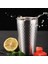 Altın 2 550 ml 304 Paslanmaz Çelik Soğuk Içme Suyu Bardağı 450 ml Büyük Kapasiteli Bira Bardağı Kalınlaşmış Çift Katmanlı Kahve Fincanı Kupa Meyve Suyu Fincanı (Yurt Dışından) 4