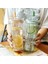 GREEN-520ML Obelix Sevimli Yıldız Glitter Şeffaf Saman Kapaklı Bardak Kahve Fincanları Yaz Soğuk Su Yeniden Kullanılabilir Bardak Plastik Tumbler Sippy Kupalar (Yurt Dışından) 1