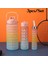 Yeşil 2000ML-900ML-280ML Büyük Kapasiteli Su Şişesi 3 Adet/takım Zaman Işaretleyici Şişe ile Spor Su Şişesi Açık Seyahat Spor Sürahi Yürüyüş Kamp Kupası (Yurt Dışından) 2