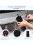 Siyah 16OZ Sıcak Satış 16 Oz 460ML Akrilik Ince Sıska Tumbler Renkli Mat Su Kapaklı Şişe Saman Çift Duvar Yeni Yıl Partisi Hediyeleri Için (Yurt Dışından) 3
