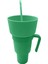 Mavi Snack Bardak 2 In 1 Çok Fonksiyonlu Renk Değiştirme Stadyum Tumbler Snack Içecek Pipetli Bardak Filmler Ev Kullanımı Için (Yurt Dışından) 4